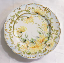 Haviland &amp; Co. France Floral Plate with Hand Decorated Details # 10112 - $74.95