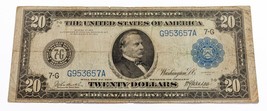 Series of 1914 Federal Reserve Note Chicago FR 988 Fine Condition - £119.65 GBP