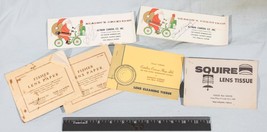 Vintage Lot Von Kamera Objektiv Papier Werbung Design - £25.74 GBP