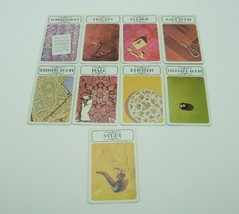 Clue 9 Room Location Cards Replacement Game Part Piece 1972 No.45 - £7.55 GBP