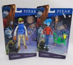 Set 2 - Ian Lightfoot &amp; Dad Wilden Disney Pixar Onward Action Figure New  - £21.35 GBP