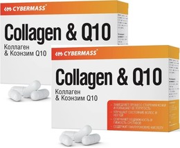 2 PACK CYBERMASS Collagen &amp; Coenzyme Q10 capsules 60 pcs - $55.00