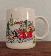 Vintage Christmas Coffee Mug Have a Monstrously Swell Holiday FREE SHIPPING - £14.92 GBP