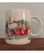 Vintage Christmas Coffee Mug Have a Monstrously Swell Holiday FREE SHIPPING - £14.89 GBP