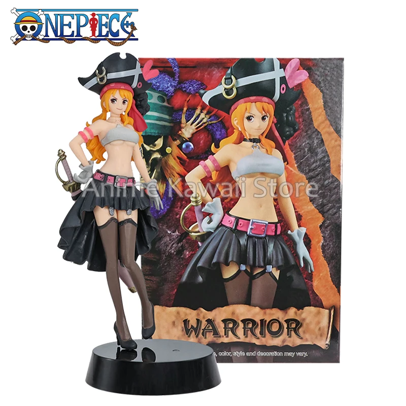 20cm Anime Figure One Piece DXF Nami PVC Action Figures Cartoon Collection Model - £12.04 GBP