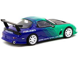 Mazda RX-7 FD3S RHD (Right Hand Drive) Green and Blue &quot;Falken&quot; Livery &quot;Global... - £20.21 GBP
