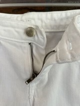 Gap 1969 White Denim Jeans Size 6 Slight Distressed Stretch Pants Not See Thru - £14.27 GBP