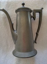 Reed &amp; Barton pewter coffee pot #1824 8 1/4&quot; nice patina - £27.93 GBP