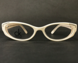Calvin Klein Eyeglasses Frames 5594 105 White Clear Beige Cat Eye 50-16-135 - £37.19 GBP