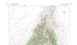 Spruce Mtn. 4 Quadrangle Nevada 1953 Topo Map USGS 1:62500 Topographic - £17.22 GBP