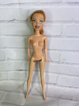 Mattel Barbie My Scene Kenzie Doll Red Brown Hair Green Eyes Nude FLAWED - £16.42 GBP
