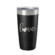 Love Tumbler Travel Mug Insulated Laser Engraved Coffee Cup 20 oz - £23.62 GBP