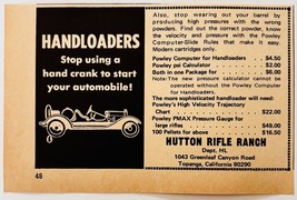 1969 Hutton Rifle Ranch Advertisement Hunting Firearms California F15W - $19.99