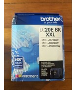 Genuine Brother LC20E BK XXL (LC20EBK) Black Ink Cartridge 05-2022 free ... - £12.13 GBP