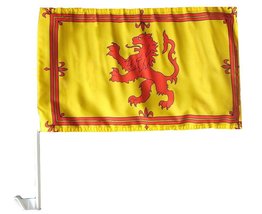 AES 12x18 Wholesale Lot 12 Scotland Lion Country Car Vehicle 12&quot;x18&quot; Flag Fade R - £45.81 GBP