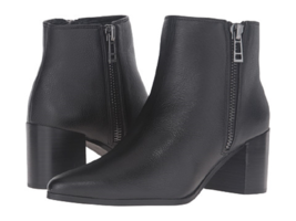 NEW CHARLES DAVID BLACK  LEATHER  CONFORT BOOTIES BOOTS SIZE 8 M $169 - $79.99