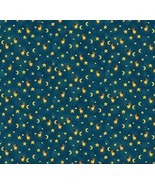 Cotton Stars &amp; Lanterns Moons Forest Fables Blue Fabric Print by Yard D7... - $293.93 MXN