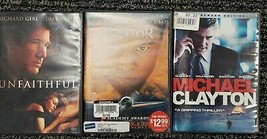 DVD Drama Bundle: Unfaithful, The Aviator, Michael Clayton - $15.00