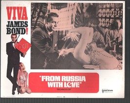 From Russia With Love-8 Lobby Cards-Sean Connery-Robert Shaw-Lotte Lenya-1970... - $254.63