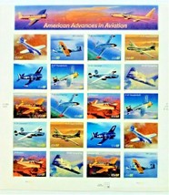 American Advances in Aviation USPS .37 Stamp Sheet X 20 2004 MINT NH - £17.22 GBP