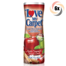 6x Shakers Love My Carpet Apple Cinnamon Carpet &amp; Room Deodorizer | 17oz - £22.18 GBP