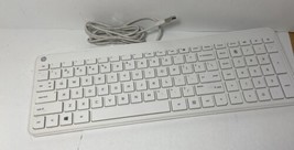 Hewlett Packard  White Keyboard Corded CF 8BFSUPOBLA5131L - $21.15