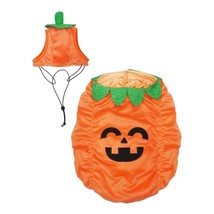 NEW Pumpkin Costume 2-Pc Pet Size XS Cat Dog (5-10 lbs) Halloween Vibrant Life - £11.86 GBP