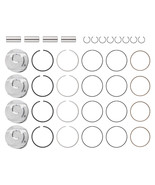 4x 2.0T Pistons &amp; Rings Kit for Chevrolet Camaro Equinox Malibu 2016-202... - $84.94