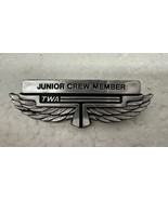 Jr. Crew Member TWA Child&#39;s Plastic Pin Trans World Airlines Flying Vintage - €3,64 EUR