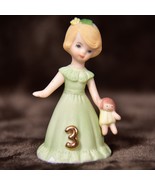 Growing Up Birthday Girls 1981 Vintage 3 Year Old Enesco Blonde - €14,95 EUR