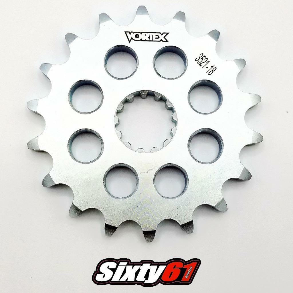 Kawasaki Suzuki Yamaha Triumph Front Sprocket Vortex 530 Pitch 18 Teeth ... - $37.97