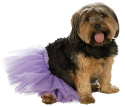 Rubie&#39;s Pet Shop Purple Tutu Small Med For Cat Dog Pet For Holidays Halloween - £7.44 GBP