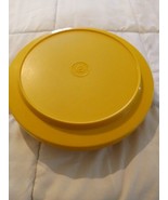 Tupperware Seal-N-Serve Bowl 1336-18 and matching Lid 1337-18 Bright Yel... - $7.69