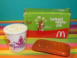 VINTAGE Fisher Price Fun with Food McDonalds Apple Pie Box Fruit Yogurt Food Lot - £15.07 GBP