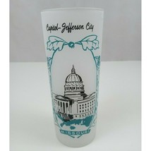 Vintage Collectors Missouri Capitol-Jefferson City Frosted  Tumbler Glas... - £11.59 GBP