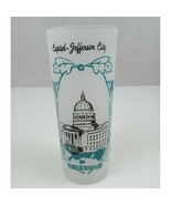 Vintage Collectors Missouri Capitol-Jefferson City Frosted  Tumbler Glas... - $14.54