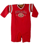 Nebraska Huskers Baby Size 6-9M One Piece Outfit Thick Knit Boys Girls V... - £29.66 GBP