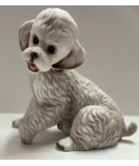 Poodle Sitting dog Bisque KPM Porcelain Figurine - £18.90 GBP