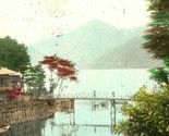 Vtg Postcard 1908 Chuzenji Nikko Japan - Canal w Bridge - £7.19 GBP
