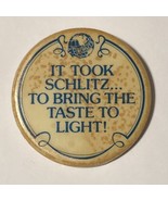 Vintage Schlitz Beer Advertising 2-1/2” Pinback Button Pin - $4.95