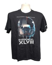 Seahawks vs Broncos Super Bowl XLVIII Adult Medium Black TShirt - £14.09 GBP