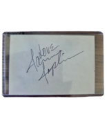 Janis Joplin Autographed Vintage 3x4 Signature Card COA #JJ49735 - $2,591.80 CAD