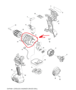 Makita Gear Assembly for Makita Drill DHP484  XPH12 126729-1 123953-7 12... - $62.44