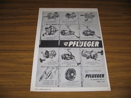 1958 Print Ad Pflueger Fishing Reels &amp; Lures Enterprise Mfg Akron,OH - £11.46 GBP
