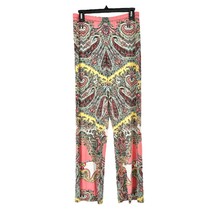 Coco Bianco Soft Pants Womens Medium Multi-Color Paisley Elastic Waist - £12.46 GBP