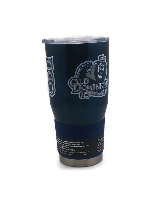 Primary image for 30 oz GameDay Metal Tumbler w/Plastic Lid 2 Sided Logo 8"x4" Bottom 3" Diameter