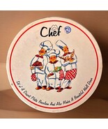 Four I. Godinger &amp; Co. Italian Whimsical Chefs Waiters Salad Dessert Plates - $20.79