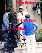 Charlie CHAN/DRAGON Queen 1980 Candid On-Set 8x10 Photo Peter, Brian, Paul #542 - £8.83 GBP