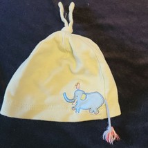 Carters John Lennon Blue Green Elephant Hat Cap Baby Layette 3-6-9 Clothes - £21.64 GBP