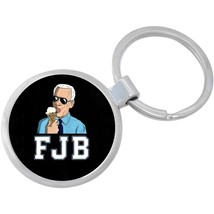 Ice Cream Biden FJB Keychain - Includes 1.25 Inch Loop for Keys or Backpack - £8.44 GBP